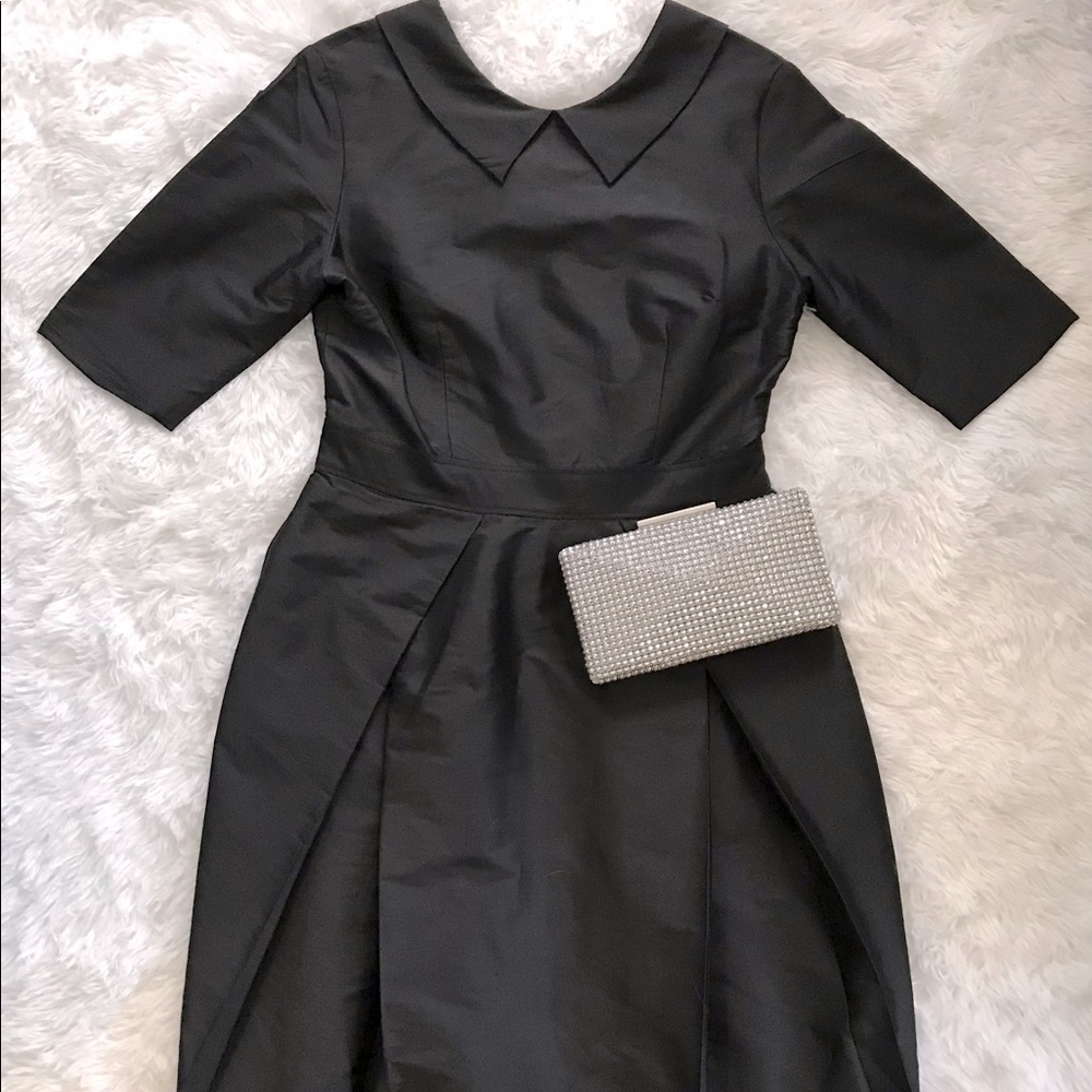 Sahara by Stella J. Vintage Black Dress LBD Size M